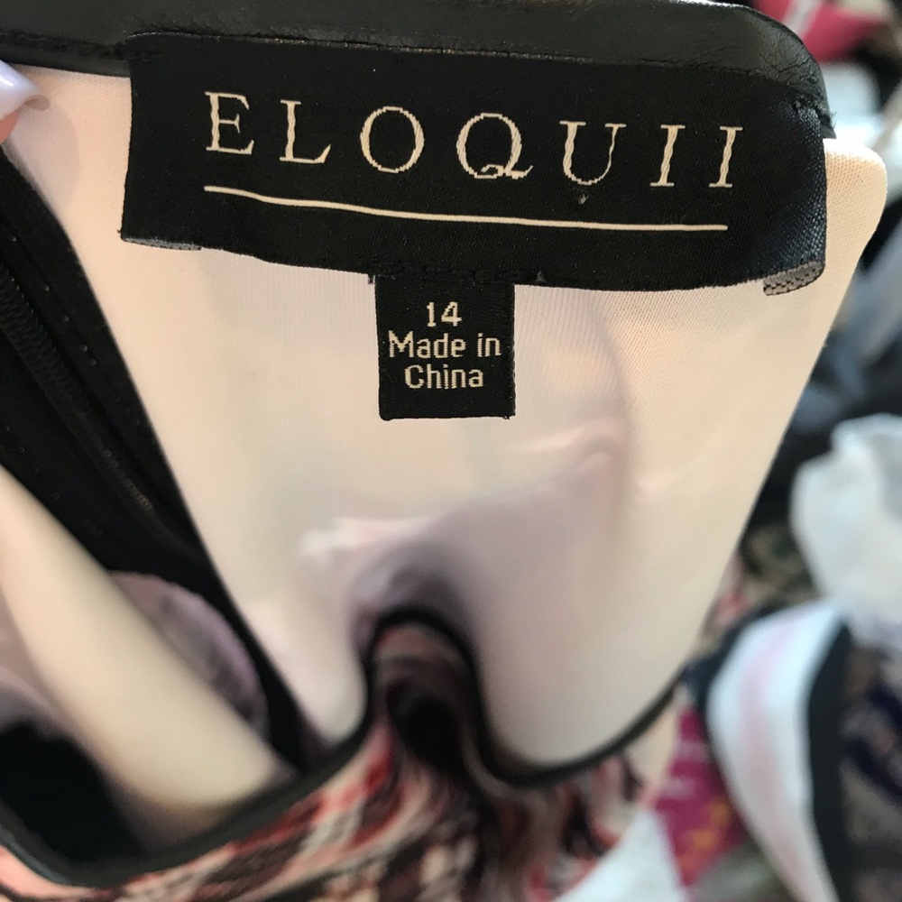 Eloquii Plus Size Scuba Print Dress size 14 - Picture 5 of 6